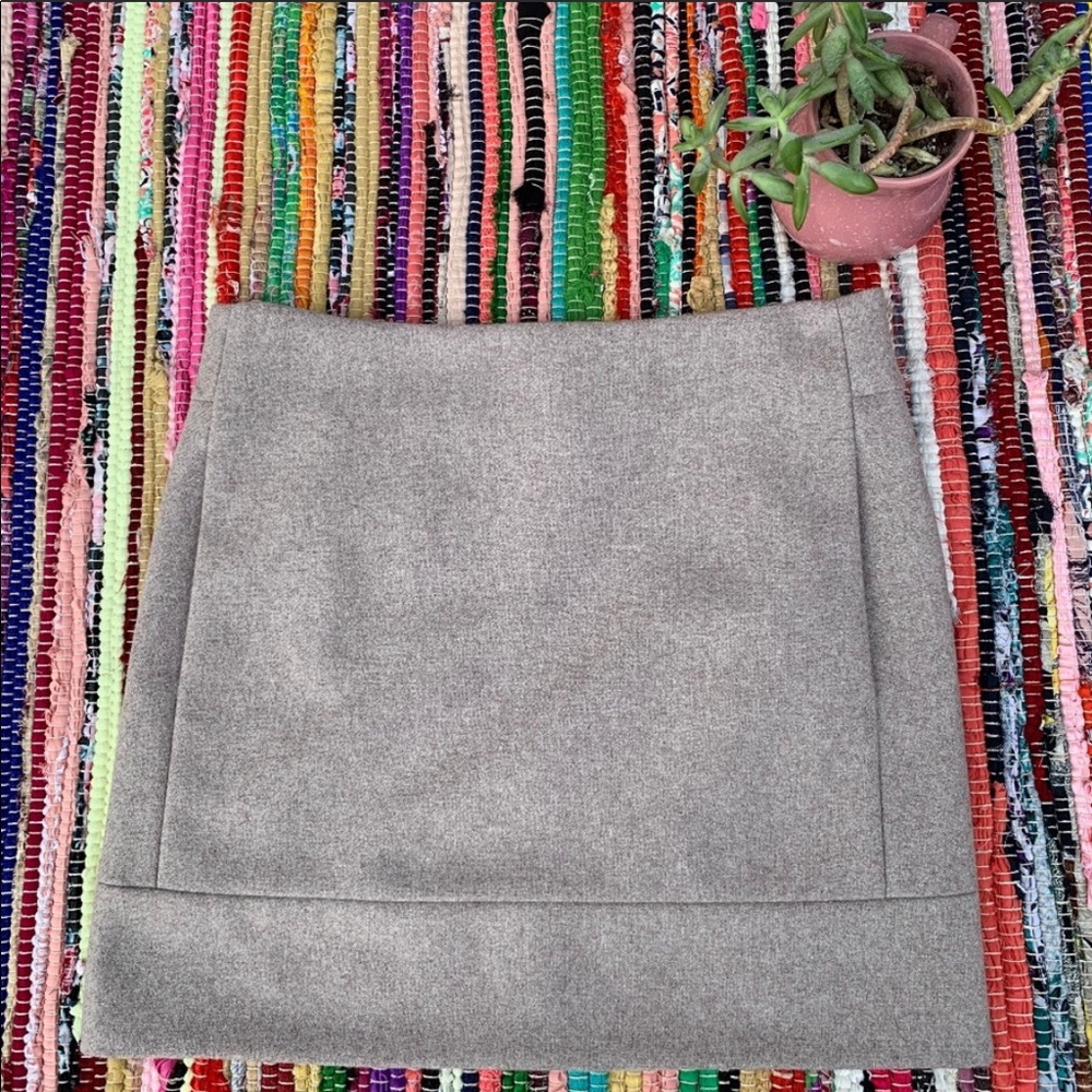 J Crew wool skirt